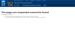 Desktop Screenshot of portal.undp.org