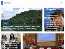 Tablet Screenshot of mm.undp.org