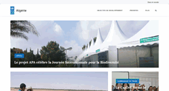 Desktop Screenshot of dz.undp.org
